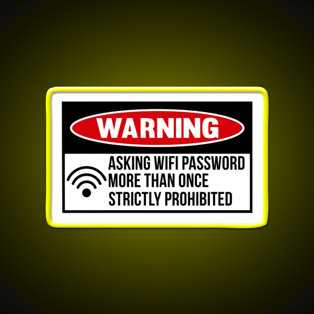 Funny Wifi Man Cave Bar Led Neon Sign Rgb Color