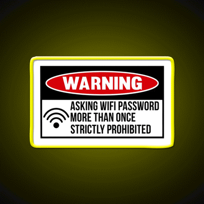 Funny Wifi Man Cave Bar Led Neon Sign Rgb Color