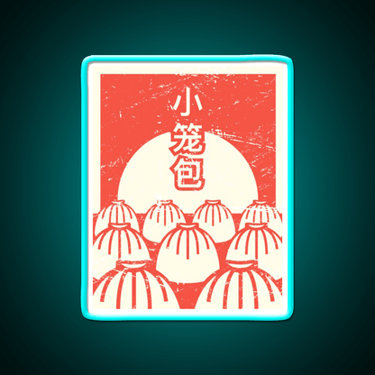 Funny Xiaolongbao Chinese Food Dumpling Led Neon Sign Chinese Food Rgb Color - Shineneon