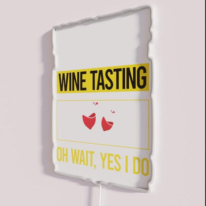 Funny Yes I Do Wine Tasting Rgb Led Neon Sign - Shineneon