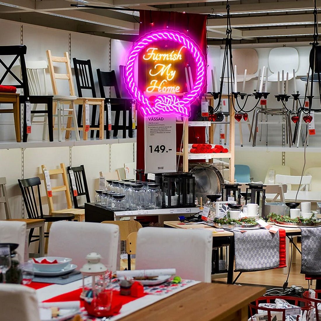 Furnish My Home Led Sign Business Neon Sign - Shineneon