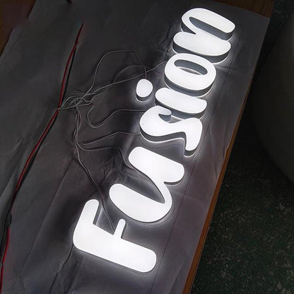 Fusion 3D Frontlit Letters Metal Led Sign - Shineneon