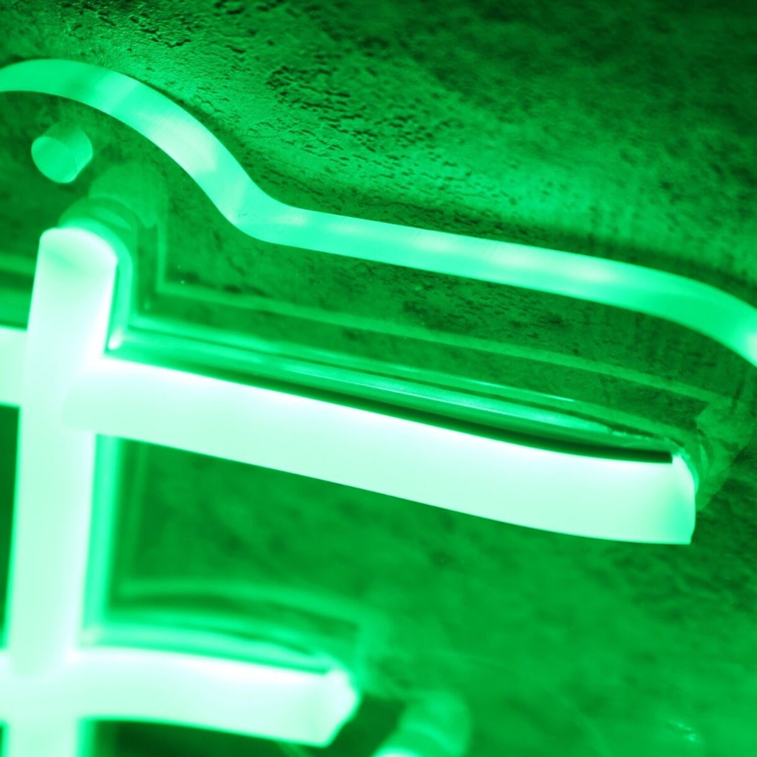 Fuson Party Barn Green Led Neon Sign - Shineneon