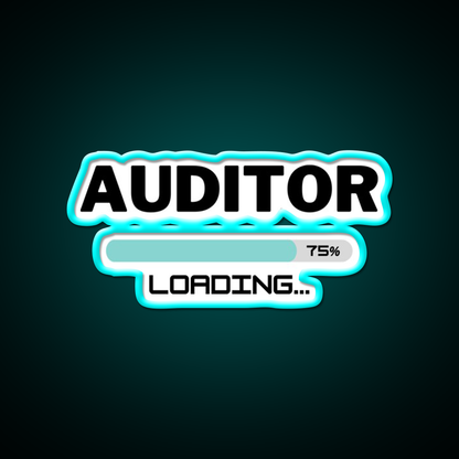 Future Auditor Loading In Progress Man Cave Bar Led Neon Sign Rgb Color