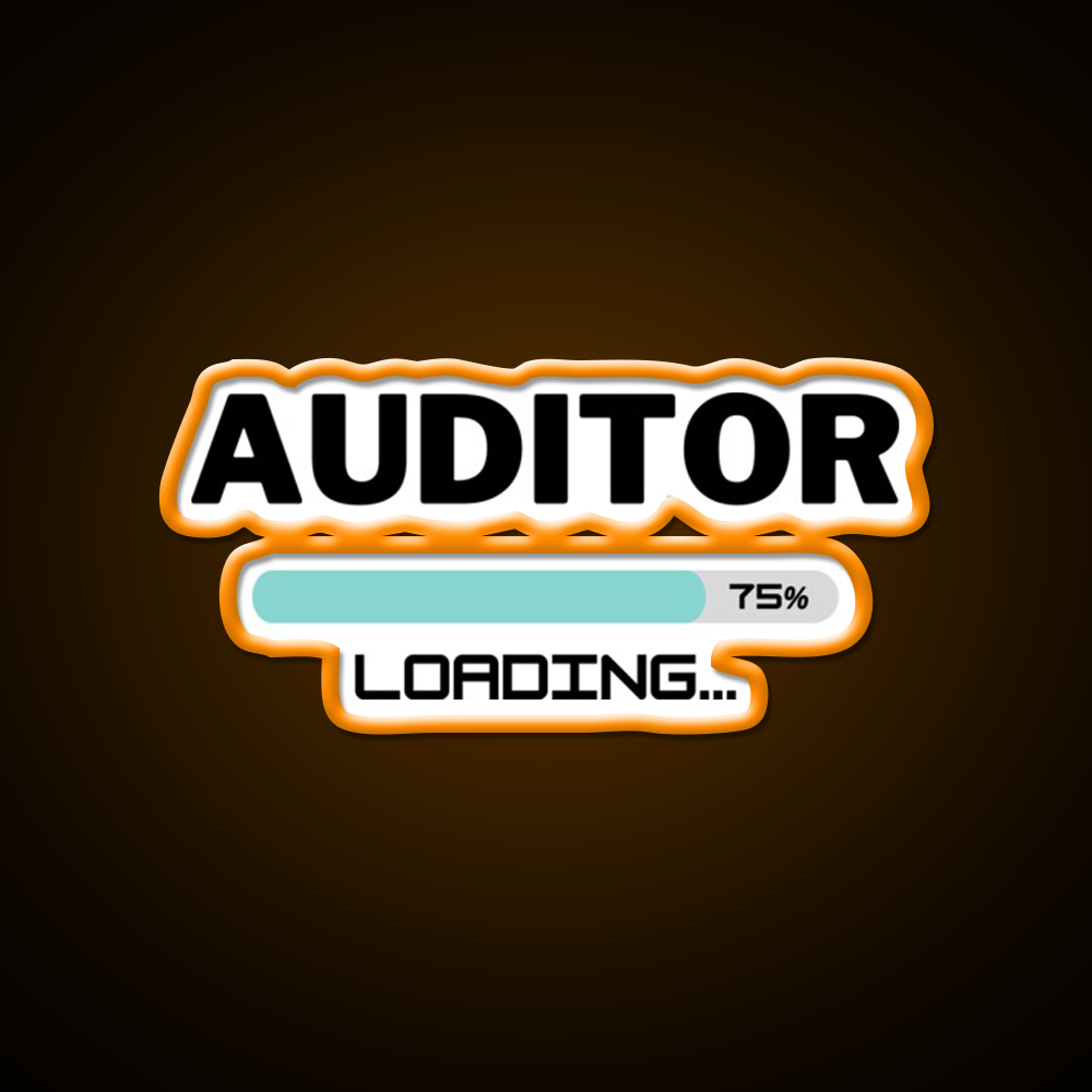 Future Auditor Loading In Progress Man Cave Bar Led Neon Sign Rgb Color