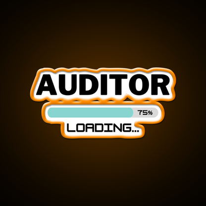Future Auditor Loading In Progress Man Cave Bar Led Neon Sign Rgb Color
