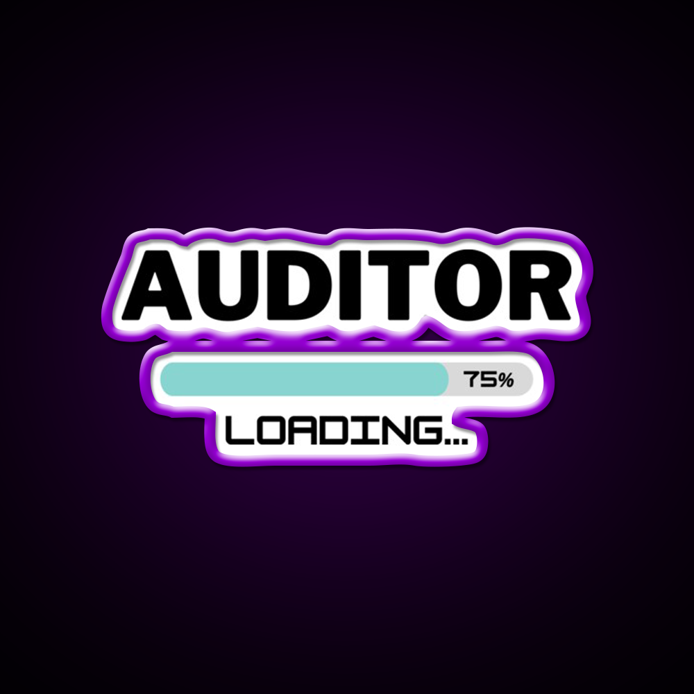 Future Auditor Loading In Progress Man Cave Bar Led Neon Sign Rgb Color