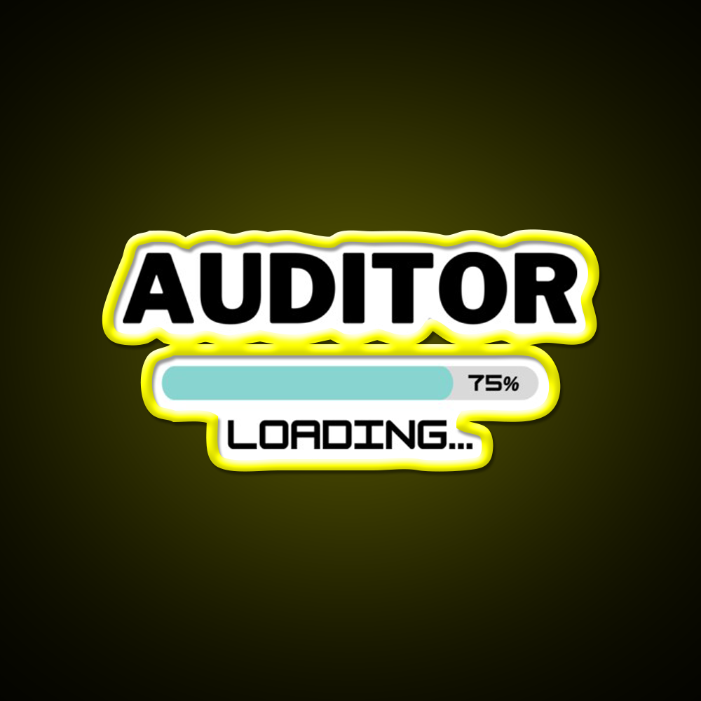 Future Auditor Loading In Progress Man Cave Bar Led Neon Sign Rgb Color