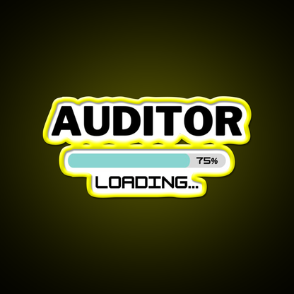 Future Auditor Loading In Progress Man Cave Bar Led Neon Sign Rgb Color