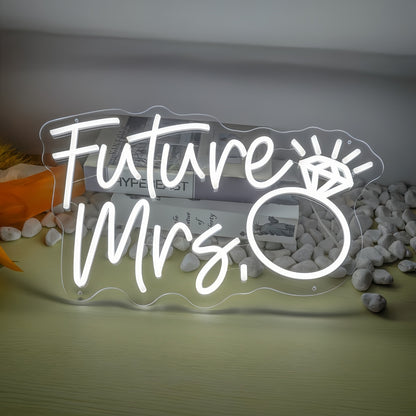 Future Mrs Ring Proposal Neon Sign | Shineneon