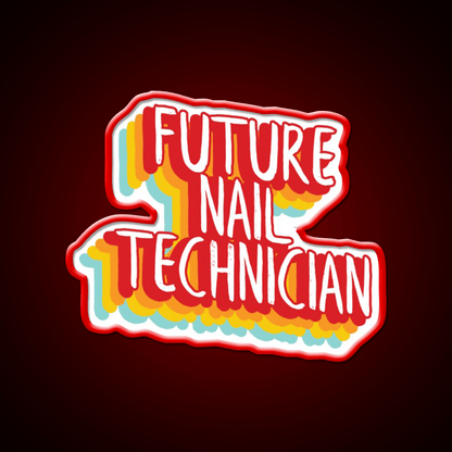 Future Nail Technician Nail Salon Led Neon Sign Rgb Color - Shineneon