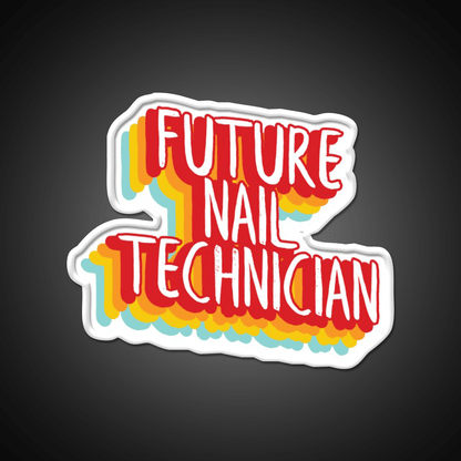 Future Nail Technician Nail Salon Led Neon Sign Rgb Color - Shineneon