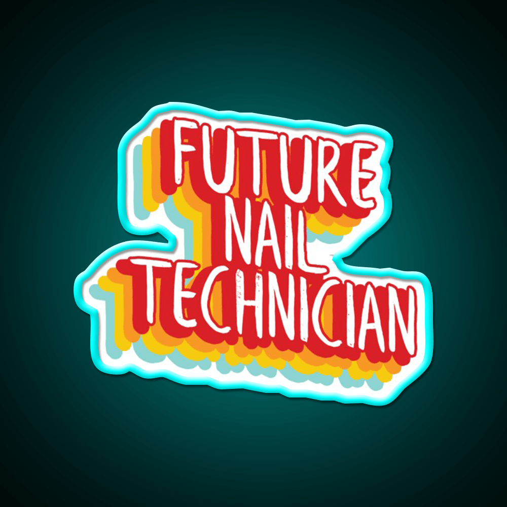 Future Nail Technician Nail Salon Led Neon Sign Rgb Color - Shineneon