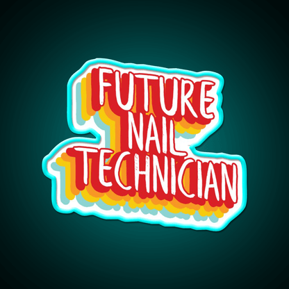 Future Nail Technician Nail Salon Led Neon Sign Rgb Color - Shineneon