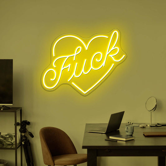 Fxck By Jean Andr Neon Signs For Bedroom