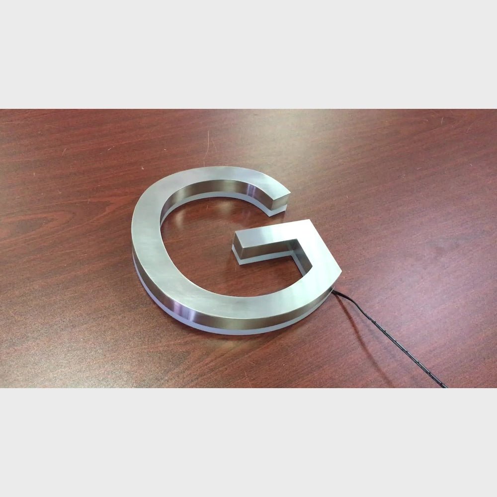 G 3D Backlit Channel Letters Led Light Sign - Shineneon