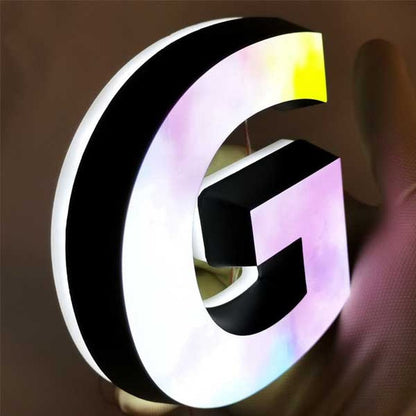 G 3D Frontlit And Backlit Channel Letter Led Light Sign - Shineneon
