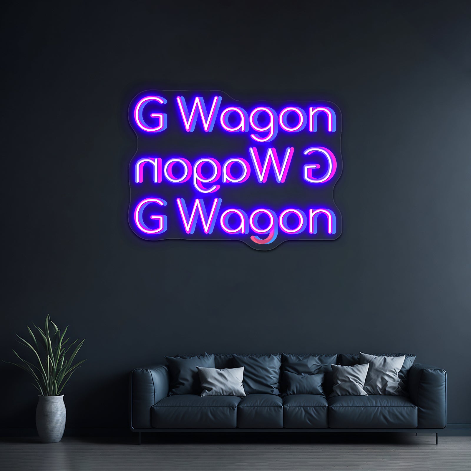 G Wagon Artwork Neon Led Signs