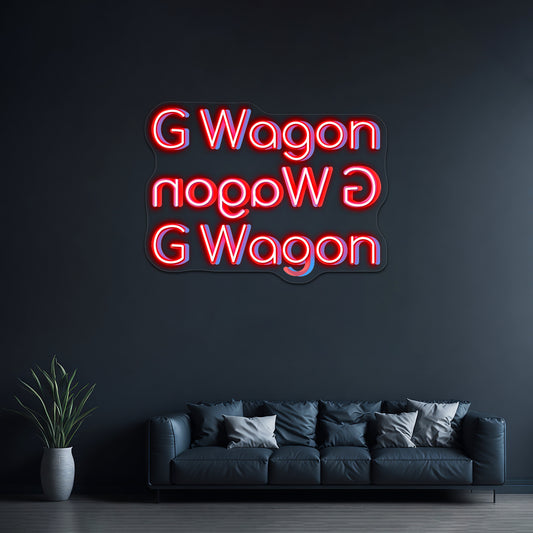 G Wagon Artwork Neon Led Signs