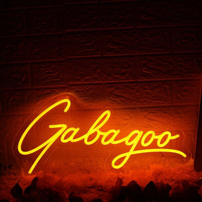 Gabagoo Orange Led Neon Sign | Shineneon