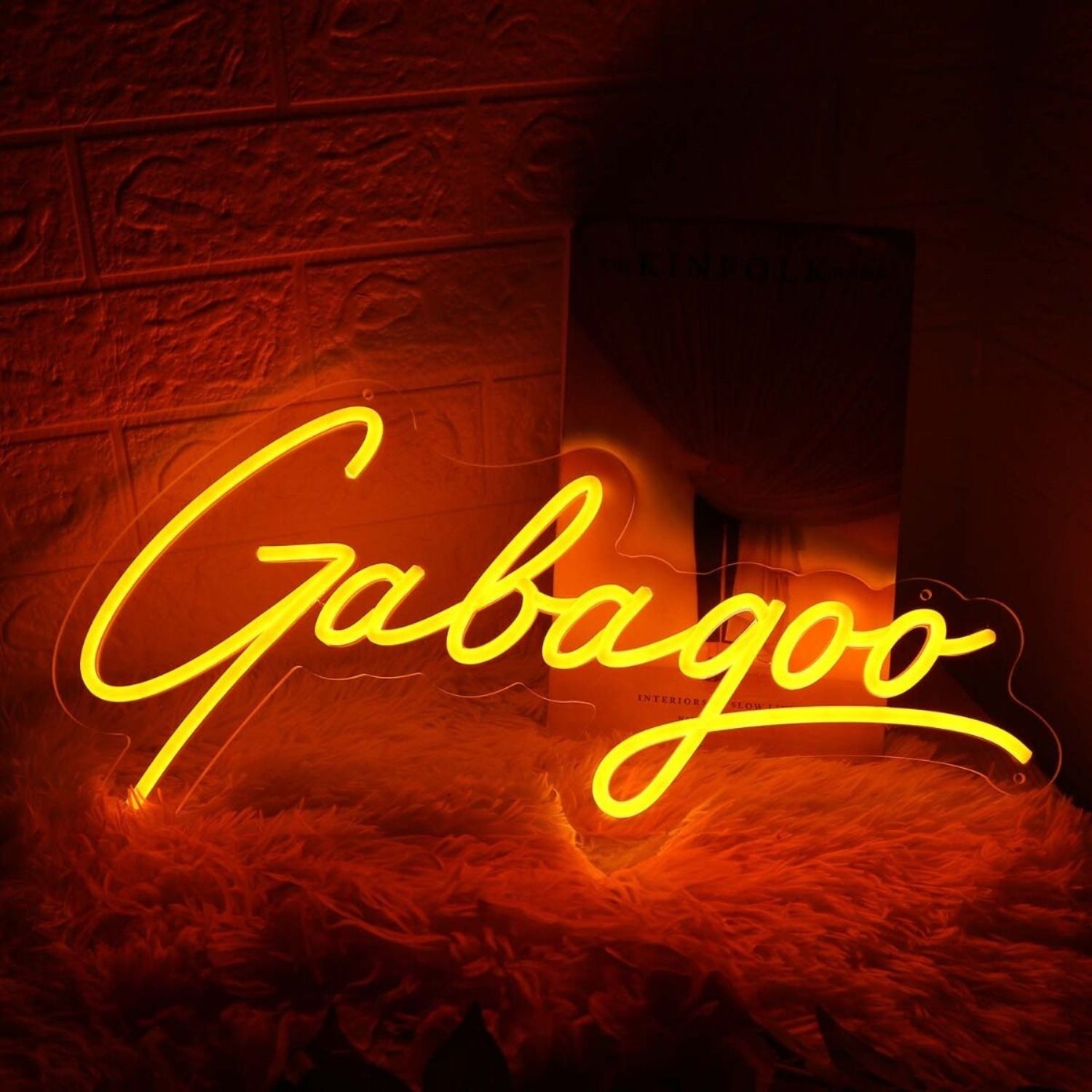 Gabagoo Orange Led Neon Sign - Shineneon