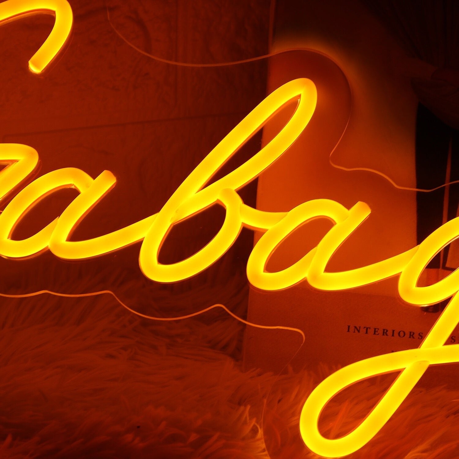 Gabagoo Orange Led Neon Sign - Shineneon