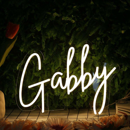 Gabby Yellow Led Neon Sign - Shineneon