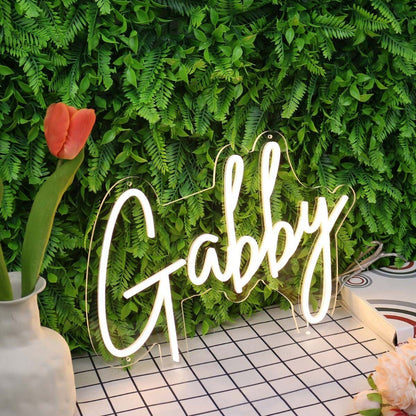 Gabby Yellow Led Neon Sign - Shineneon