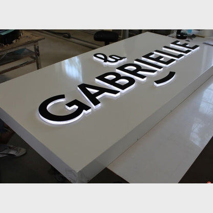 Gaberielle 3D Backlit Channel Letters Led Light Sign - Shineneon