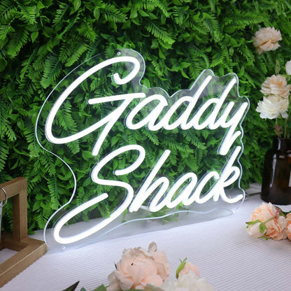 Gaddy Shack White Led Neon Sign - Shineneon