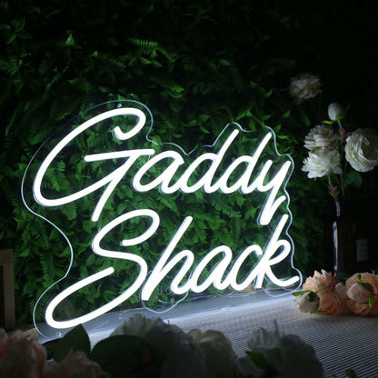 Gaddy Shack White Led Neon Sign - Shineneon