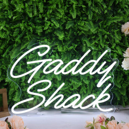 Gaddy Shack White Led Neon Sign - Shineneon