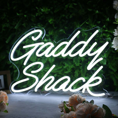 Gaddy Shack White Led Neon Sign - Shineneon