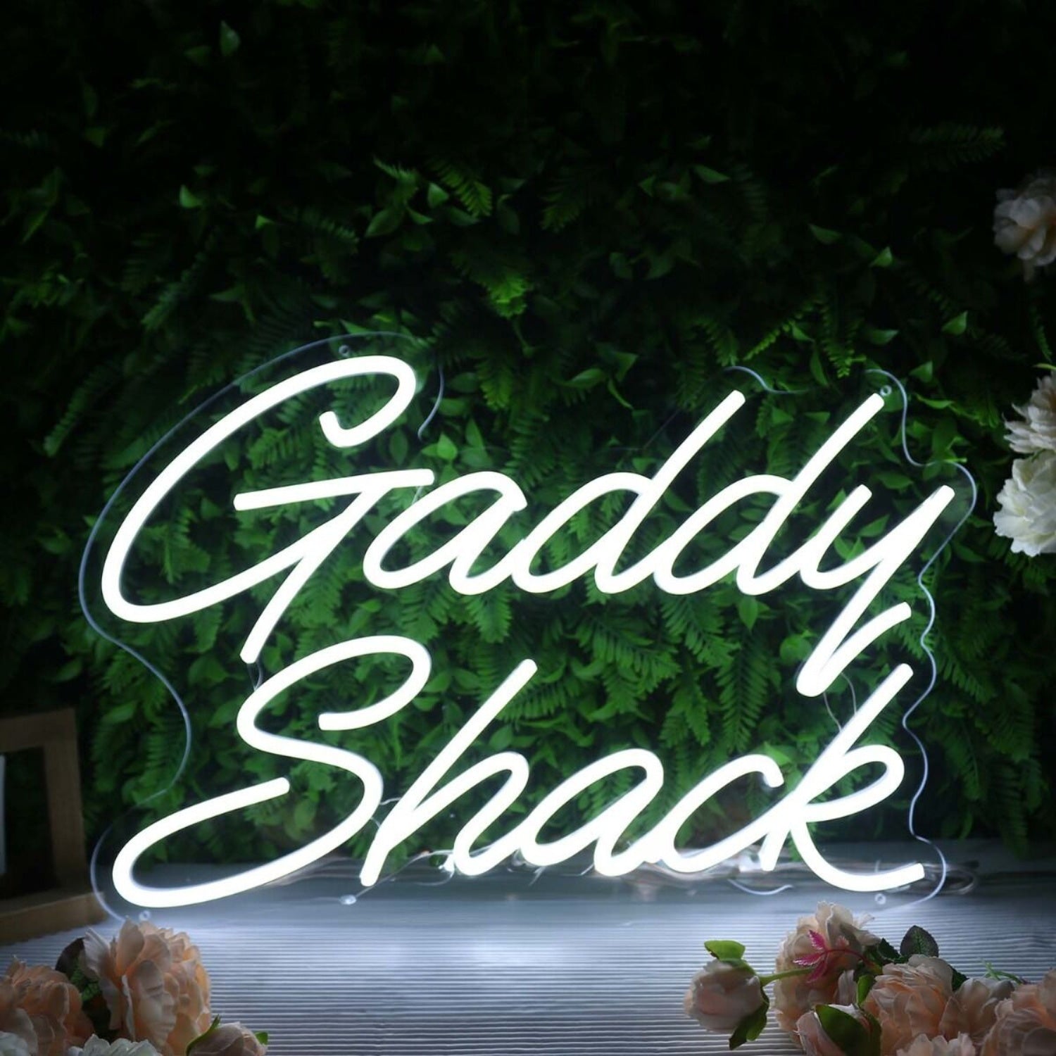 Gaddy Shack White Led Neon Sign - Shineneon