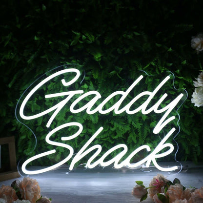 Gaddy Shack White Led Neon Sign - Shineneon