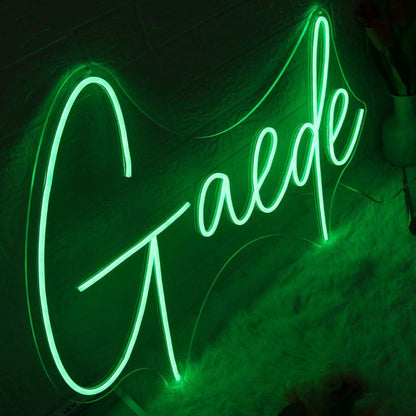 Gaede Green Led Neon Sign | Shineneon