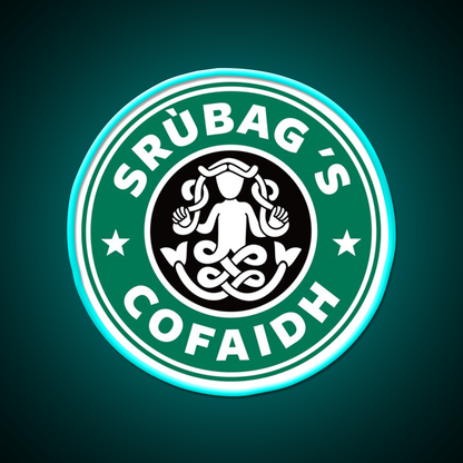 Gaelic Coffee Parody Whiskey Drink Bar Led Neon Sign Rgb Color