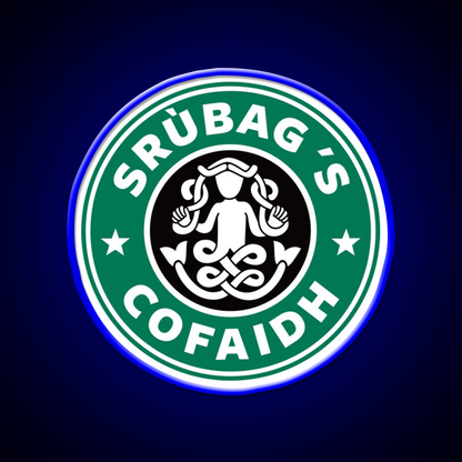 Gaelic Coffee Parody Whiskey Drink Bar Led Neon Sign Rgb Color