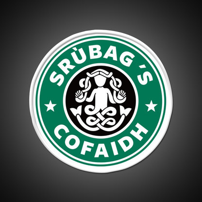 Gaelic Coffee Parody Whiskey Drink Bar Led Neon Sign Rgb Color