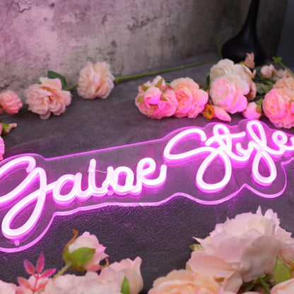 Gaine Style Purple Led Neon Sign - Shineneon