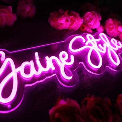 Gaine Style Purple Led Neon Sign - Shineneon