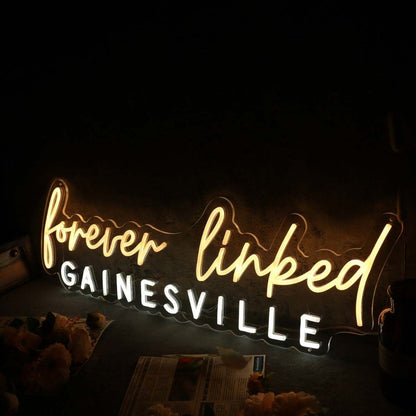 Gainsville Forever Linked Led Neon Sign - Shineneon