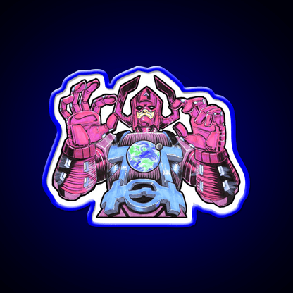 Galactus Hunger Snack Food Led Neon Sign Rgb Color - Shineneon