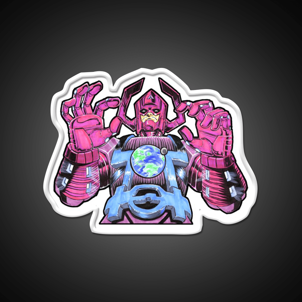 Galactus Hunger Snack Food Led Neon Sign Rgb Color - Shineneon