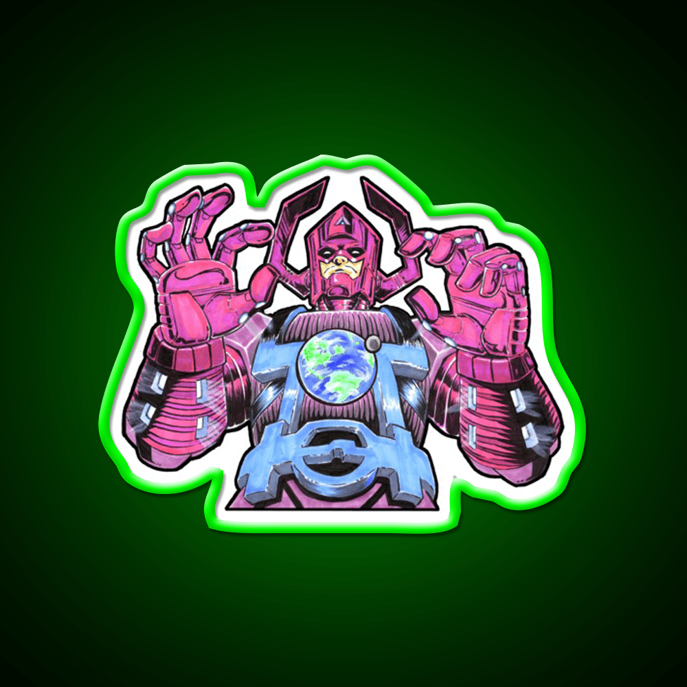 Galactus Hunger Snack Food Led Neon Sign Rgb Color - Shineneon