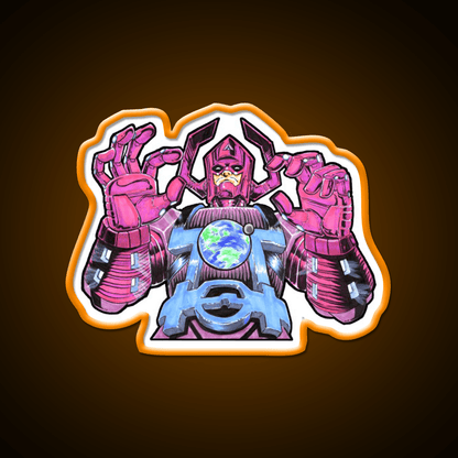 Galactus Hunger Snack Food Led Neon Sign Rgb Color - Shineneon