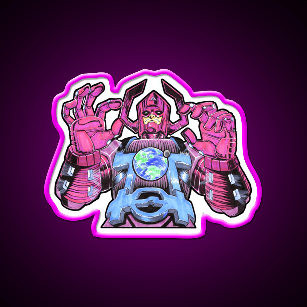 Galactus Hunger Snack Food Led Neon Sign Rgb Color - Shineneon