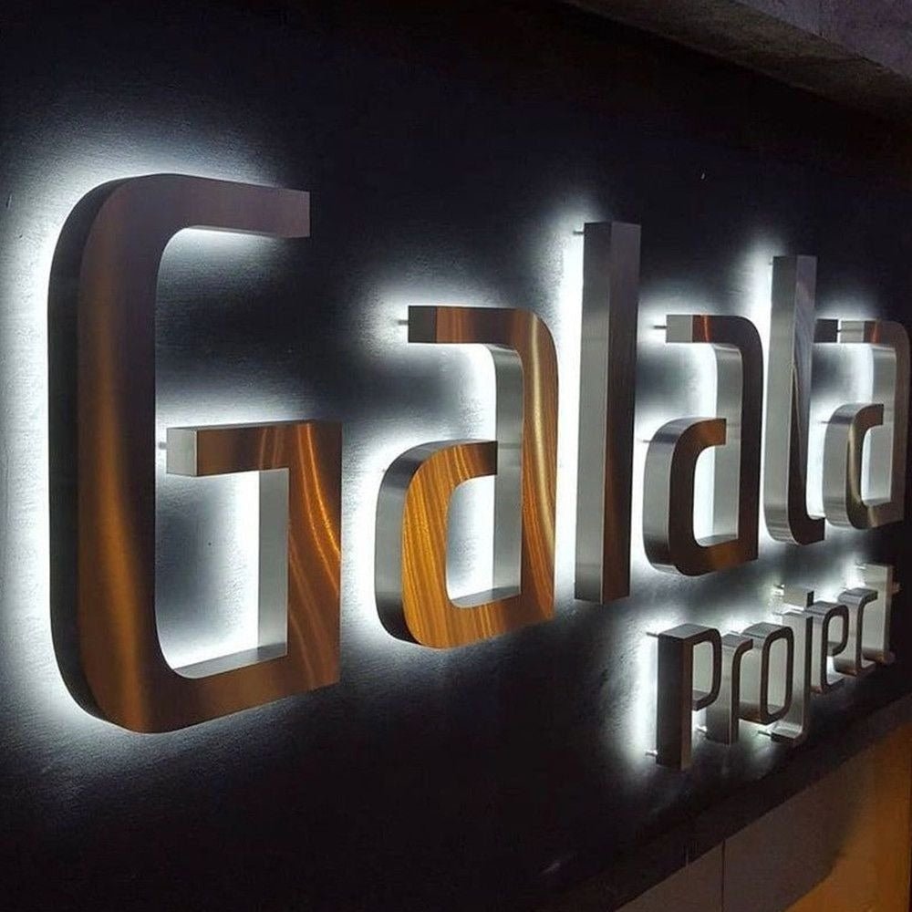 Galala Project 3D Backlit Channel Letters Led Light Sign - Shineneon