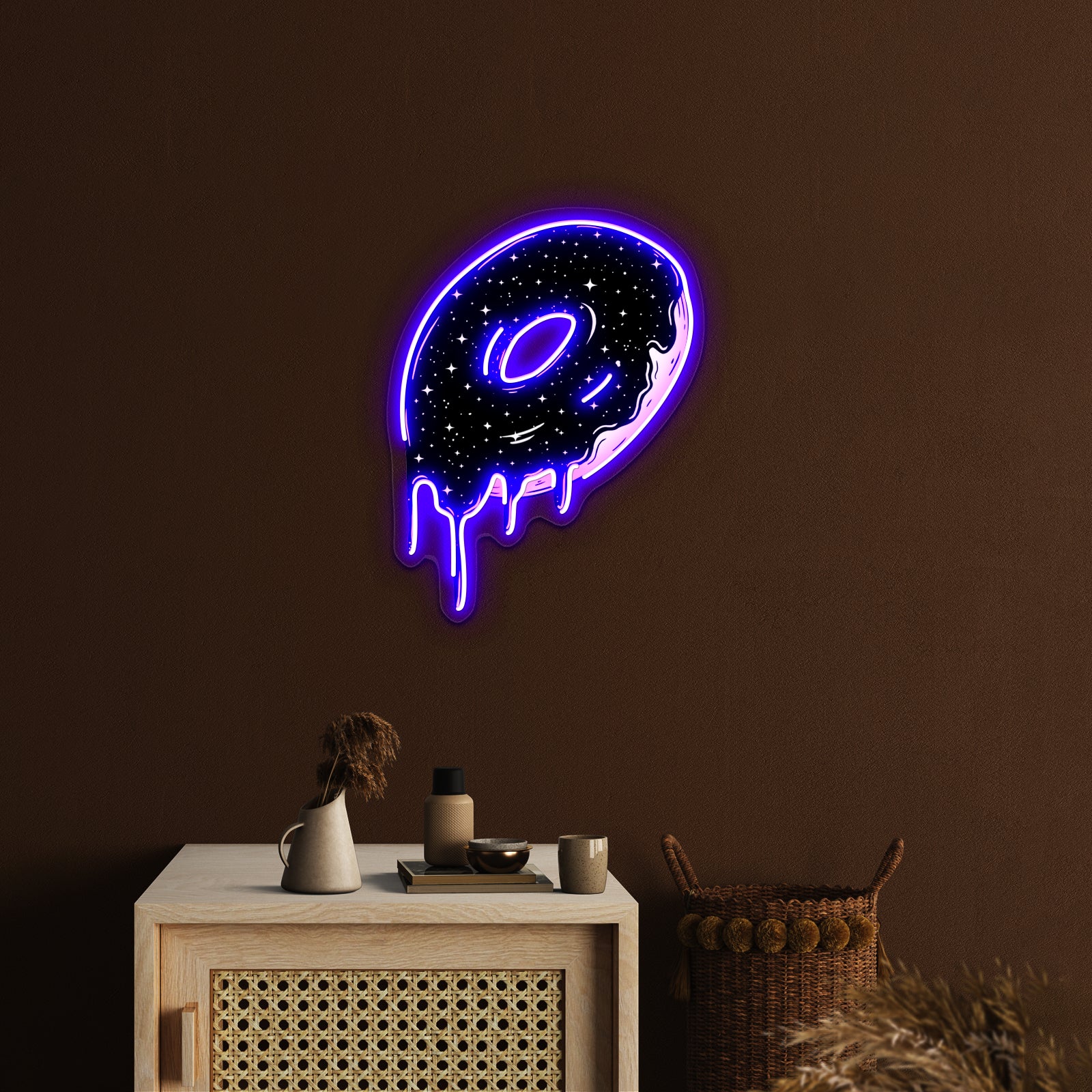 Galaxy Doughnut Artwork Neon Led Signs