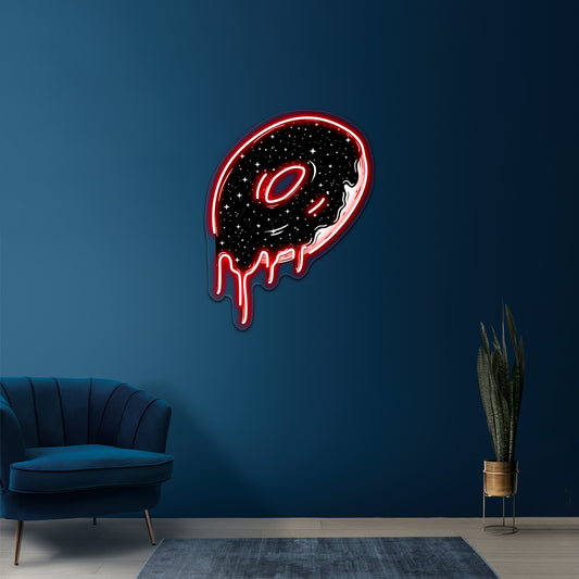 Galaxy Doughnut Artwork Neon Led Signs